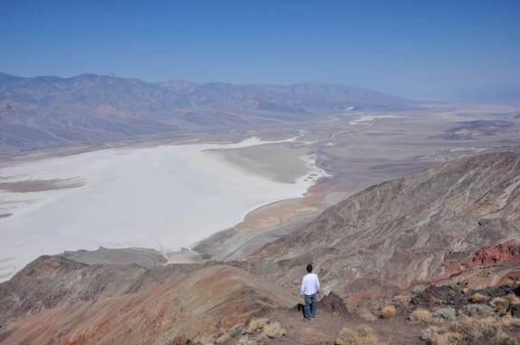 No alto da Dante´s View, admirando o  Death Valley National Park, na Califórnia - EUA